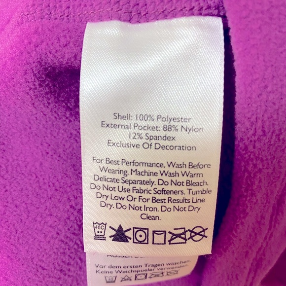 BNWT Eddie Bauer Polartec Half Zip Fleece SM - Picture 5 of 6